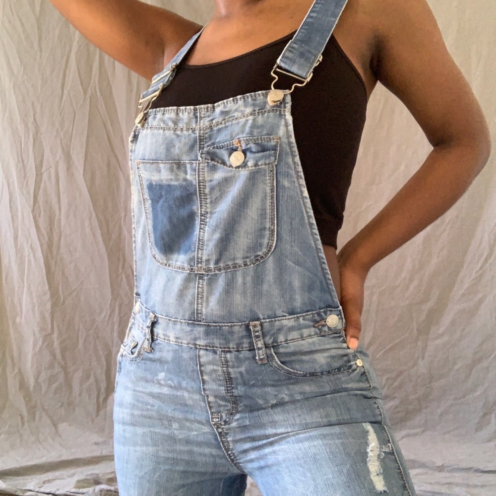 Denim Overalls